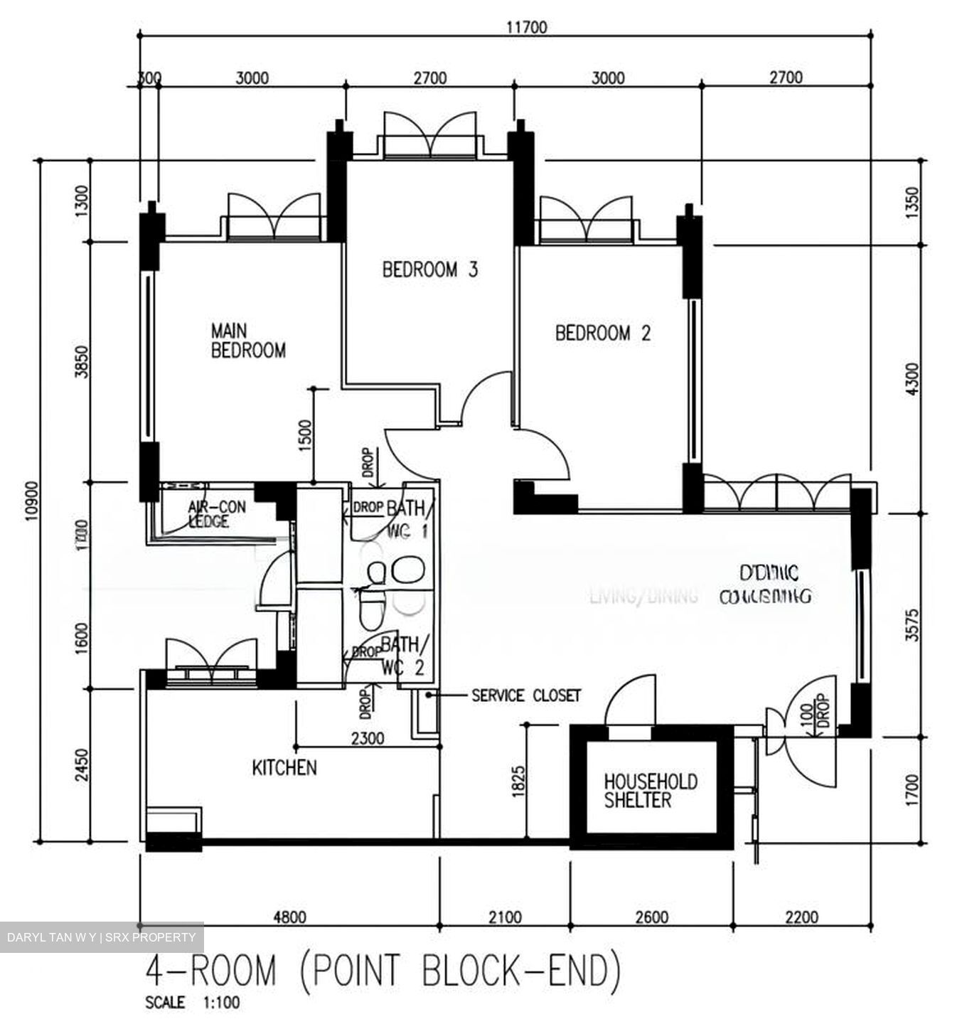Blk 153 Rivervale Crescent (Sengkang), HDB 4 Rooms #563041941